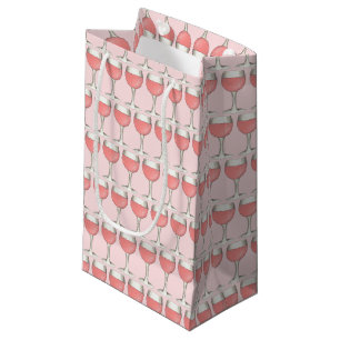 Rosa Rosé Blush Weinkeller Brautparty Kleine Geschenktüte