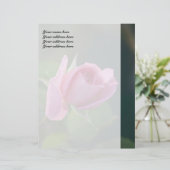 Rosa Rose Briefkopf (Stehend Vorderseite)