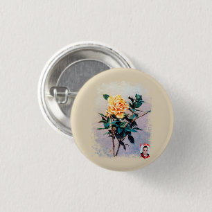 Rosa/Rose Button