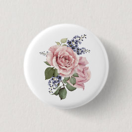 Rosa Rose Button