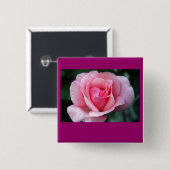 Rosa Rose Button (Vorne & Hinten)