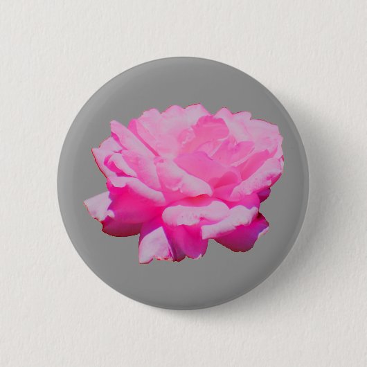 rosa Rose Button (Vorderseite)