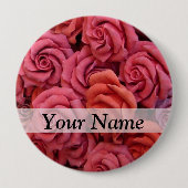Rosa Rose Button (Vorderseite)