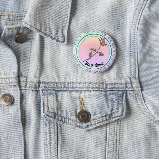 Rosa Rose Button (Beispiel)