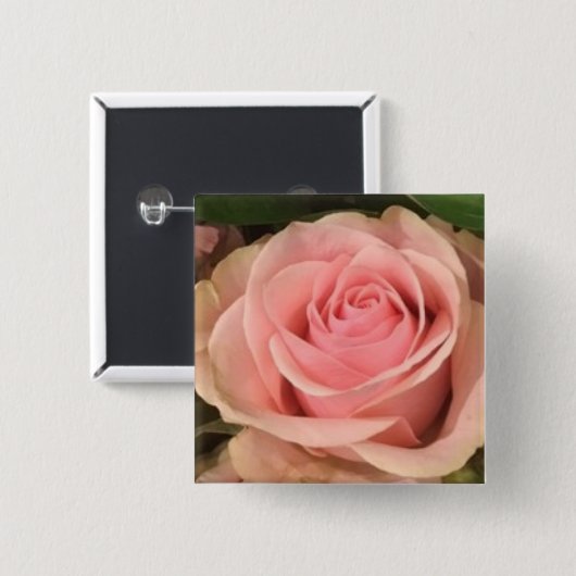 Rosa Rose Button (Vorne & Hinten)