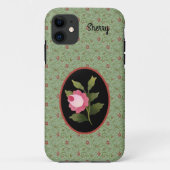 Rosa Rose Case-Mate iPhone Hülle (Rückseite)