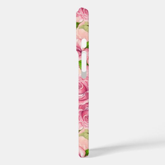 Rosa Rose Case-Mate iPhone Hülle (Rückseite / Links)