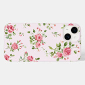 Rosa Rose Case-Mate iPhone Hülle (Rückseite (Horizontal))