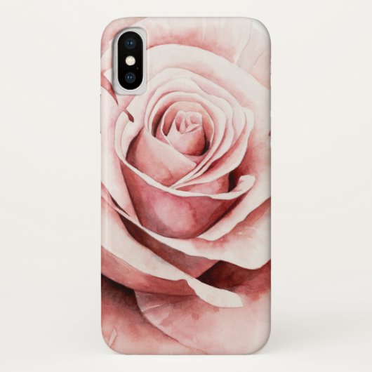 Rosa Rose Case-Mate iPhone Hülle (Rückseite)
