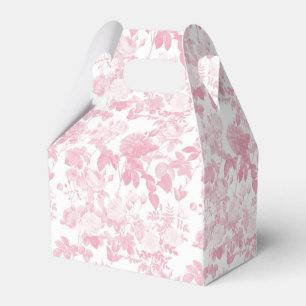 Rosa Rose Chinoiserie Muster Geschenkschachtel