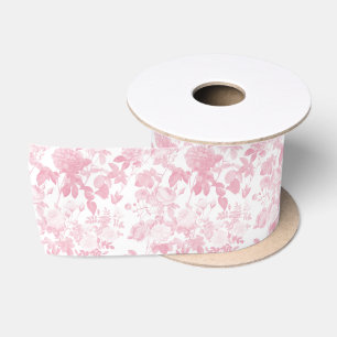 Rosa Rose Chinoiserie Muster Satinband