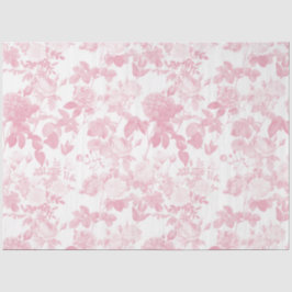 Rosa Rose Chinoiserie Muster Seidenpapier