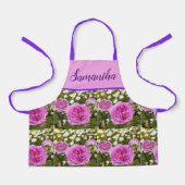 Rosa Rose der Vintagen Rose Blume Foto Schürze (Vorderseite)