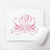 Rosa Rose Designer Mousepad (Mit Mouse)