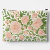 Rosa Rose Druck Schneiden Beutel nähen (Vorderseite)