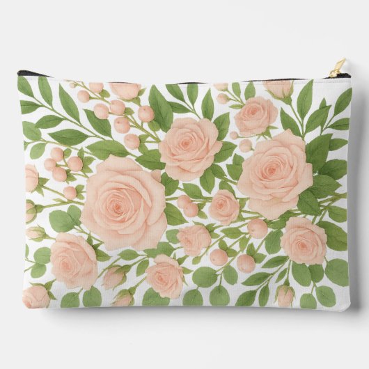 Rosa Rose Druck Schneiden Beutel nähen (Rückseite)