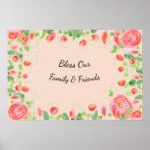 Rosa Rose Ein Künstlerischer Designer Poster (Vorne)