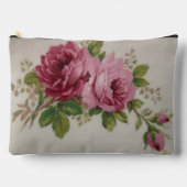 Rosa Rose Elegance Druck Nähtasche Zubehörtasche (Vorderseite)