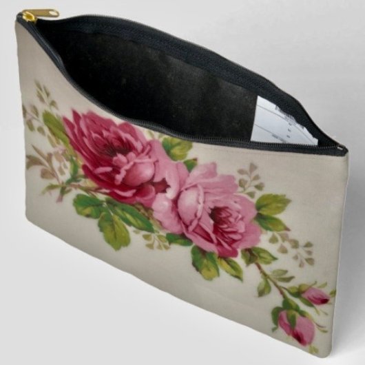 Rosa Rose Elegance Druck Nähtasche Zubehörtasche