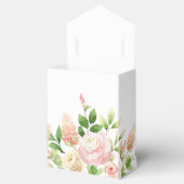 Rosa Rose Elegante Girl Girl Babydusche Geschenkschachtel (Geöffnet)