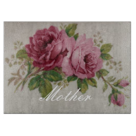 Rosa Rose Elegante Schneidemaschine Schneidebrett