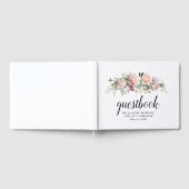 Rosa Rose Erste Kommune Blush Pink Rose Gästebuch (Voll)