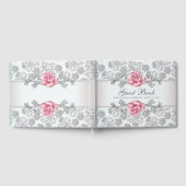 Rosa Rose First Communion Taufbuch Gästebuch (Voll)