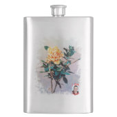 Rosa/Rose Flachmann (Vorderseite)