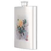 Rosa/Rose Flachmann (Links)