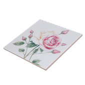 Rosa Rose Fliese (Seite)