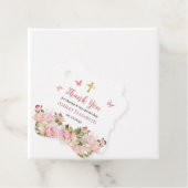 Rosa Rose Floral |Butterfats Gold Cross Vielen Dan Geschenkanhänger (Beispiel)