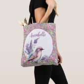 Rosa Rose Floral Scroll Tasche (Von Nahem)
