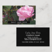 Rosa Rose, Floristry Visitenkarte (Vorne/Hinten)