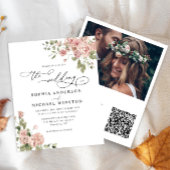 Rosa Rose Foto Hochzeitsfeier im Mittelalter einla