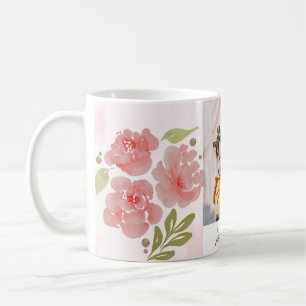 Rosa Rose Foto Kaffeetasse