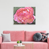 Rosa-Rose-Fotografien drucken Leinwanddruck (Insitu (Wohnzimmer))