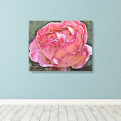 Rosa-Rose-Fotografien drucken Leinwanddruck (Insitu (Holzboden))