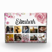 Rosa Rose Frische Pasta machen Fotoblock (Vorderseite)