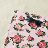 Rosa Rose Garden Strandtuch (Beispiel)