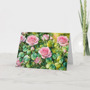 Rosa Rose Gartengarten Karte