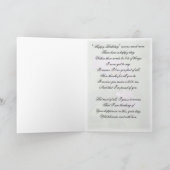 Rosa Rose Geburtstagskarte Karte (Innenseite)