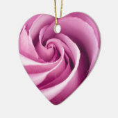 Rosa Rose geklappt bis Perfektion Ornament (Links)
