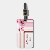 Rosa Rose_Gepäck Gepäckanhänger (Vorderseite vertikal)