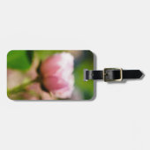 Rosa Rose Gepäckanhänger (Vorderseite horizontal)