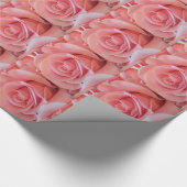 Rosa Rose Geschenkpapier (Ecke)