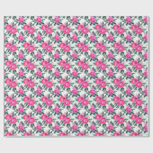 Rosa Rose Geschenkpapier (Flach)