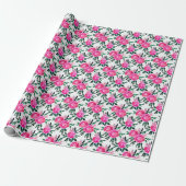 Rosa Rose Geschenkpapier (Ungerollt)