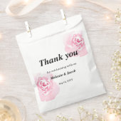Rosa Rose Geschenktütchen (Ausgeschnitten)