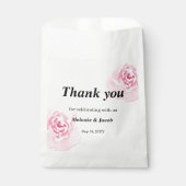 Rosa Rose Geschenktütchen (Vorderseite)