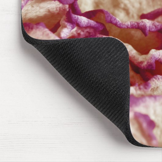 Rosa Rose getrocknet Mousepad (Ecke)